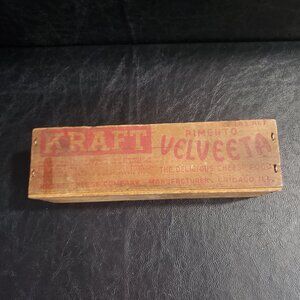 Kraft Pimento Velvetta Cheese Wooden Box